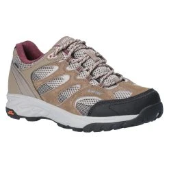 Hi-Tec Womens/Ladies WildFire Low I Waterproof Walking Shoes (Taupe/Warm Grey/Grape