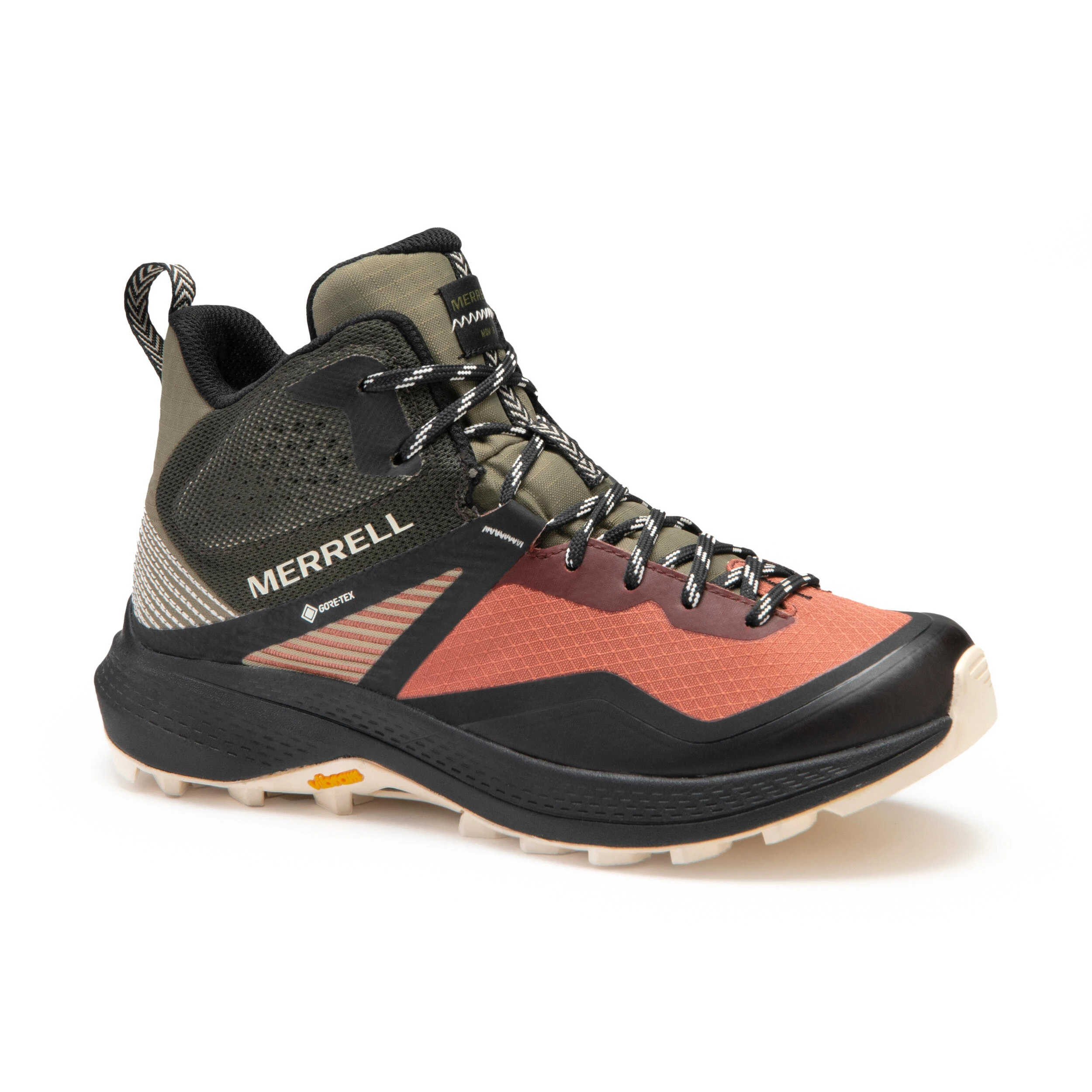WATERPROOF MOUNTAIN WALKING SHOES - MERRELL MQM MID GTX - WOMEN 1 WATERPROOF MOUNTAIN WALKING SHOES - MERRELL MQM MID GTX - WOMEN