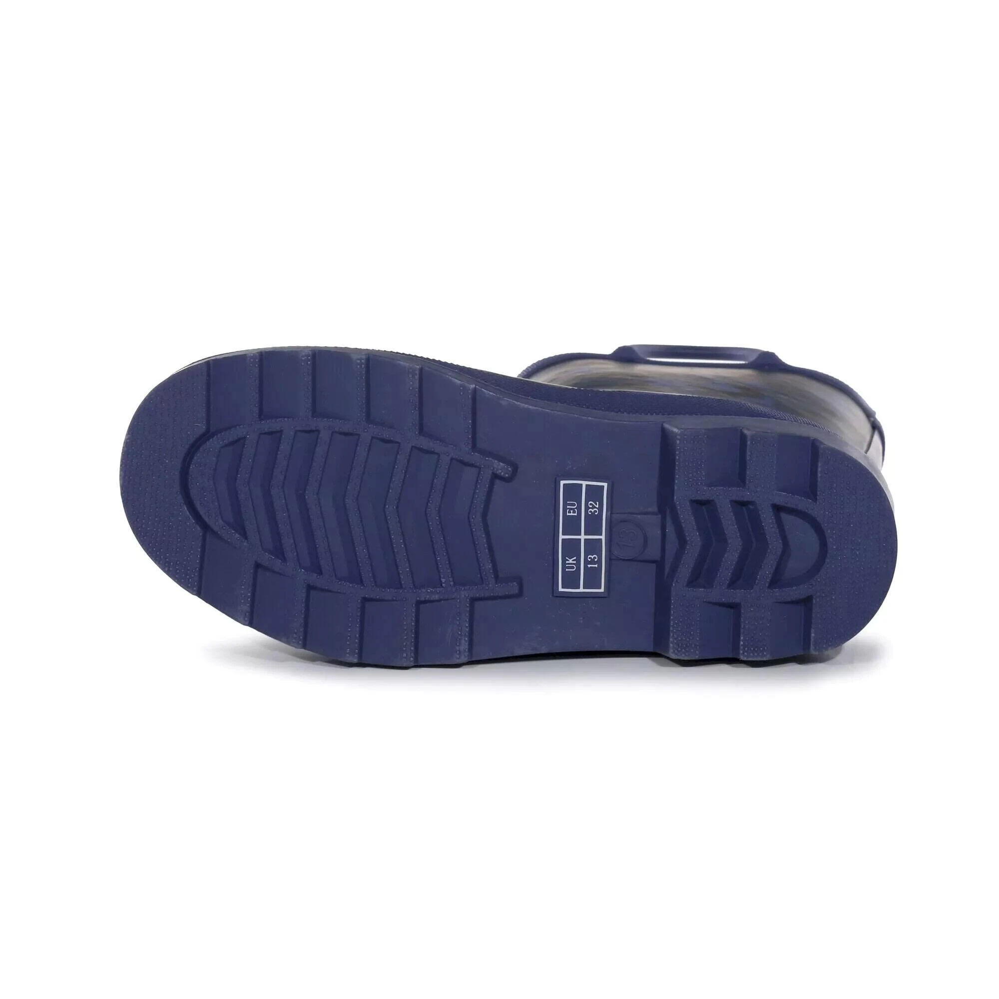 Regatta Childrens/Kids Minnow Camo Wellington Boots (Dark Denim) 4 Regatta Childrens/Kids Minnow Camo Wellington Boots (Dark Denim) - Image 4