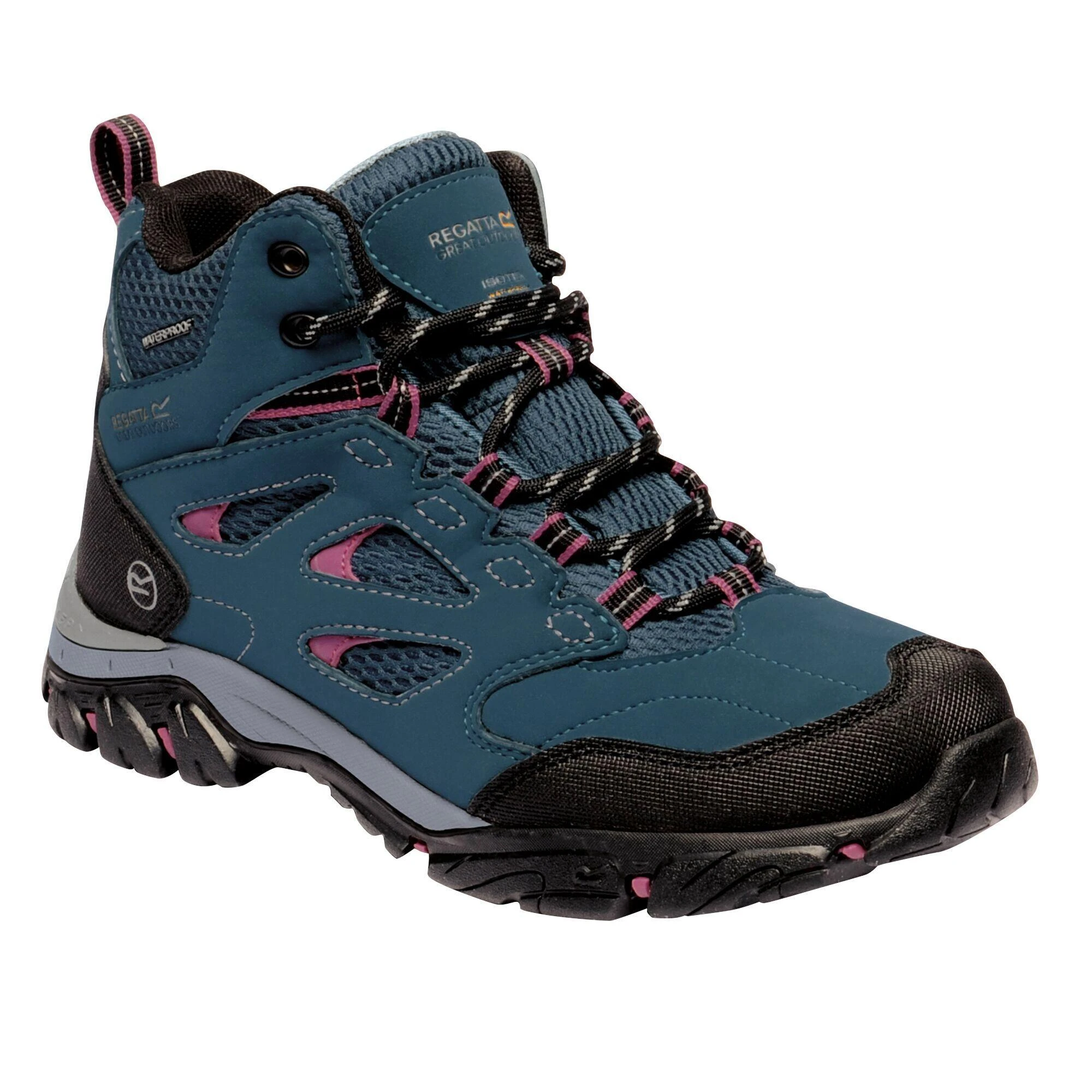 Regatta Womens/Ladies Holcombe IEP Mid Hiking Boots (Ash/Blue Opal) 12 Regatta Womens/Ladies Holcombe IEP Mid Hiking Boots (Ash/Blue Opal) - Image 12