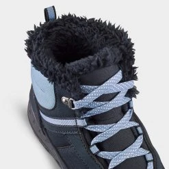 Quechua KIDS' WARM WATERPROOF HIKING BOOTS - SH100 WARM RIP-TAB - SIZE 35C -hiking boots shop ka3883485f2bc287c0321d8f499abcf8b