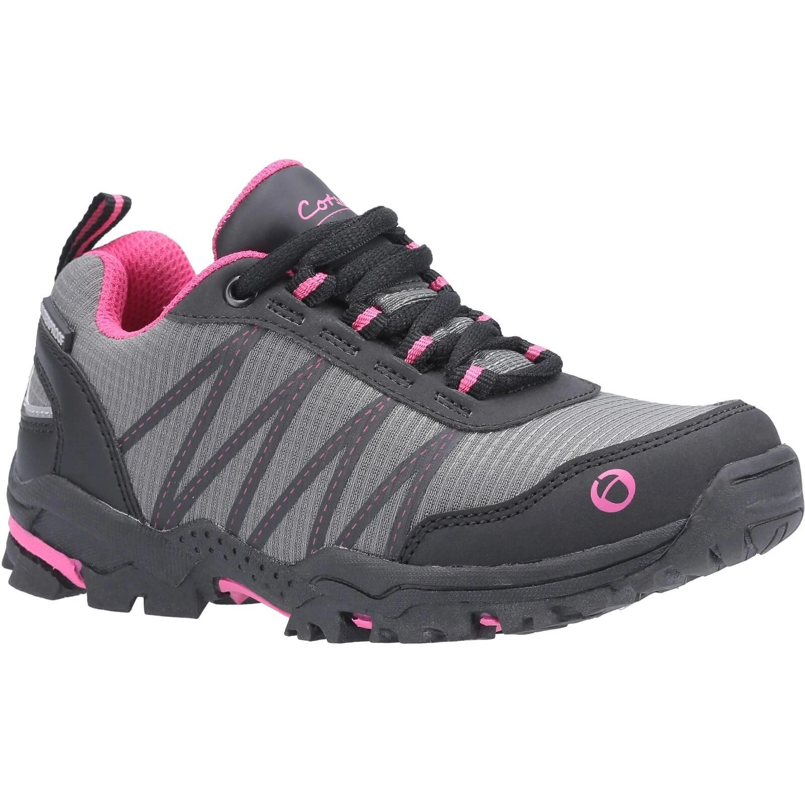 Cotswold Littledean Childrens Hiking Boots PINK 2 Cotswold Littledean Childrens Hiking Boots PINK - Image 2