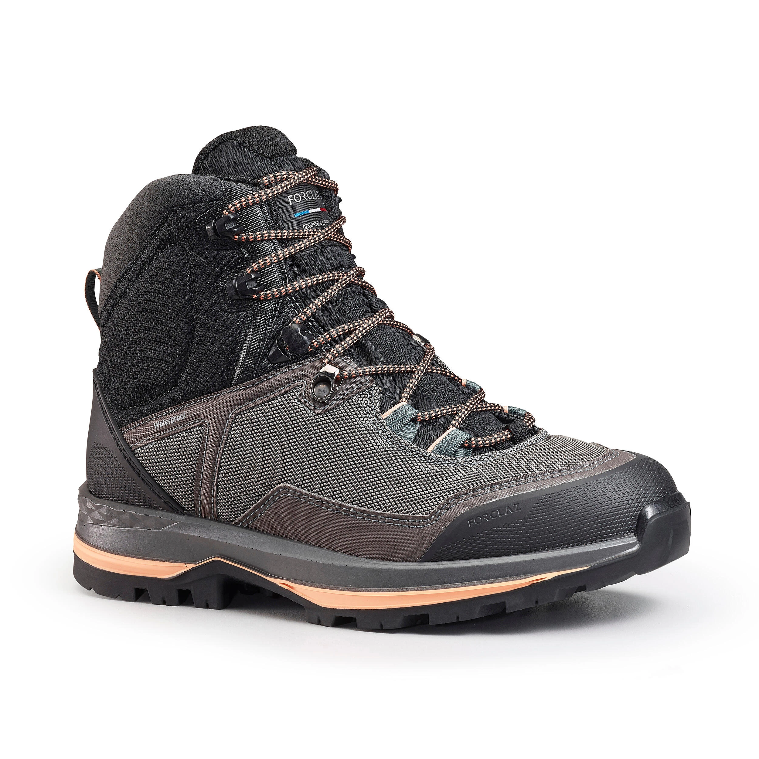 Forclaz WOMEN'S WATERPROOF HIGH TREKKING BOOTS - MT100 1 Forclaz WOMEN'S WATERPROOF HIGH TREKKING BOOTS - MT100