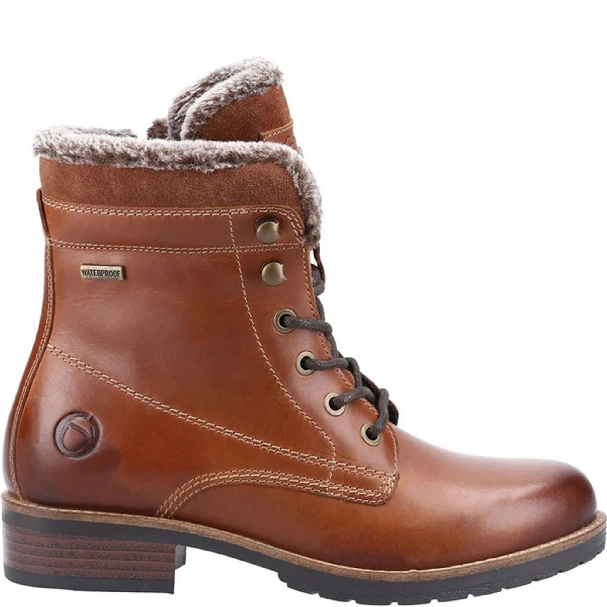 Cotswold Womens/Ladies Daylesford Leather Ankle Boots (Black) 12 Cotswold Womens/Ladies Daylesford Leather Ankle Boots (Black) - Image 12