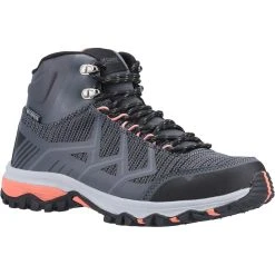 Cotswold Womens/Ladies Wychwood Hiking Boots (Grey/Coral)