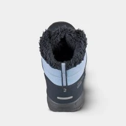 Quechua KIDS' WARM WATERPROOF HIKING BOOTS - SH100 WARM RIP-TAB - SIZE 35C -hiking boots shop kae102c9640528bb26d763ed1f8d90278