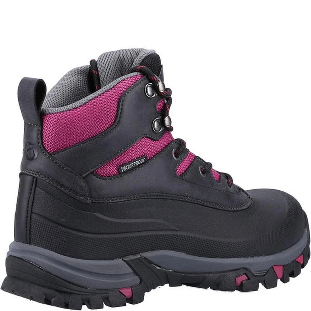Cotswold Womens/Ladies Calmsden Hiking Boots (Grey/Berry) 4 Cotswold Womens/Ladies Calmsden Hiking Boots (Grey/Berry) - Image 4