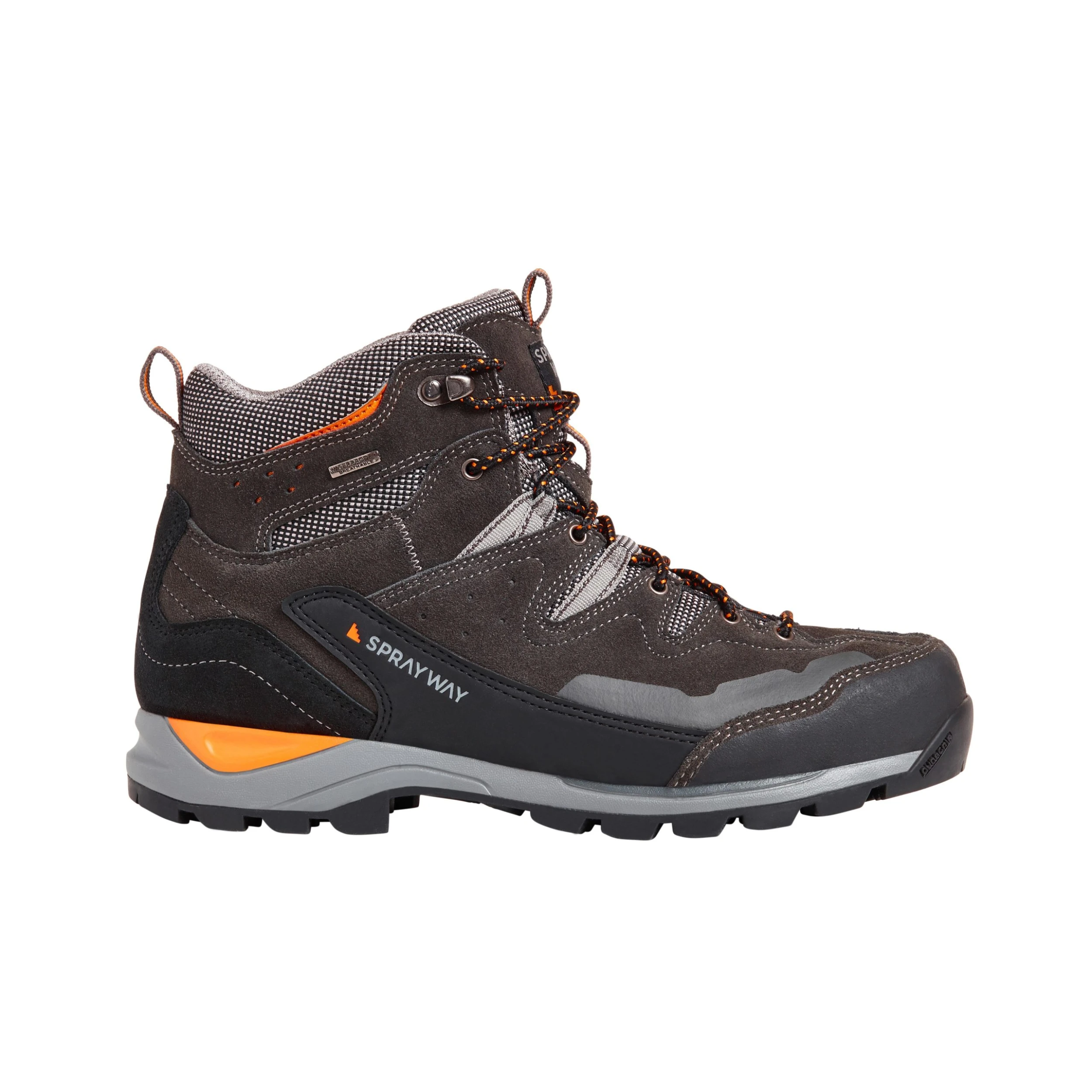 Men's Waterproof Walking Boots - Sprayway Oxna Mid - Charcoal 2 Men's Waterproof Walking Boots - Sprayway Oxna Mid - Charcoal - Image 2