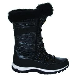 Dare 2b Womens Kardrona II Faux Fur Trim Snow Boots (Black)