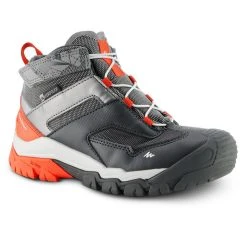 Quechua Refurbished Kids Waterproof Walking Boots - Grey