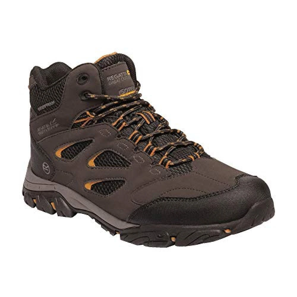 Regatta Mens Holcombe IEP Mid Hiking Boots (Navy/Granite) 4 Regatta Mens Holcombe IEP Mid Hiking Boots (Navy/Granite) - Image 4