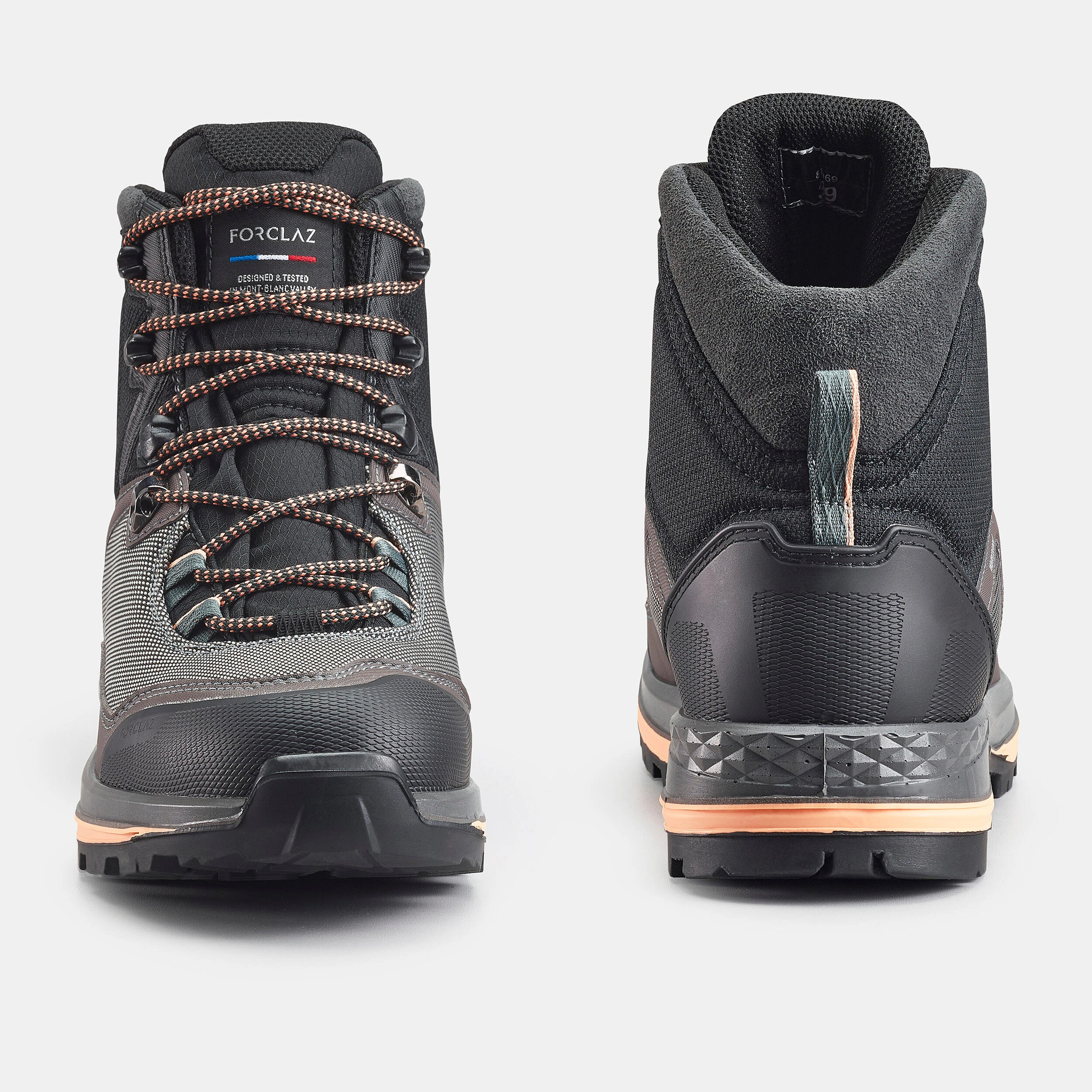 Forclaz WOMEN'S WATERPROOF HIGH TREKKING BOOTS - MT100 4 Forclaz WOMEN'S WATERPROOF HIGH TREKKING BOOTS - MT100 - Image 4