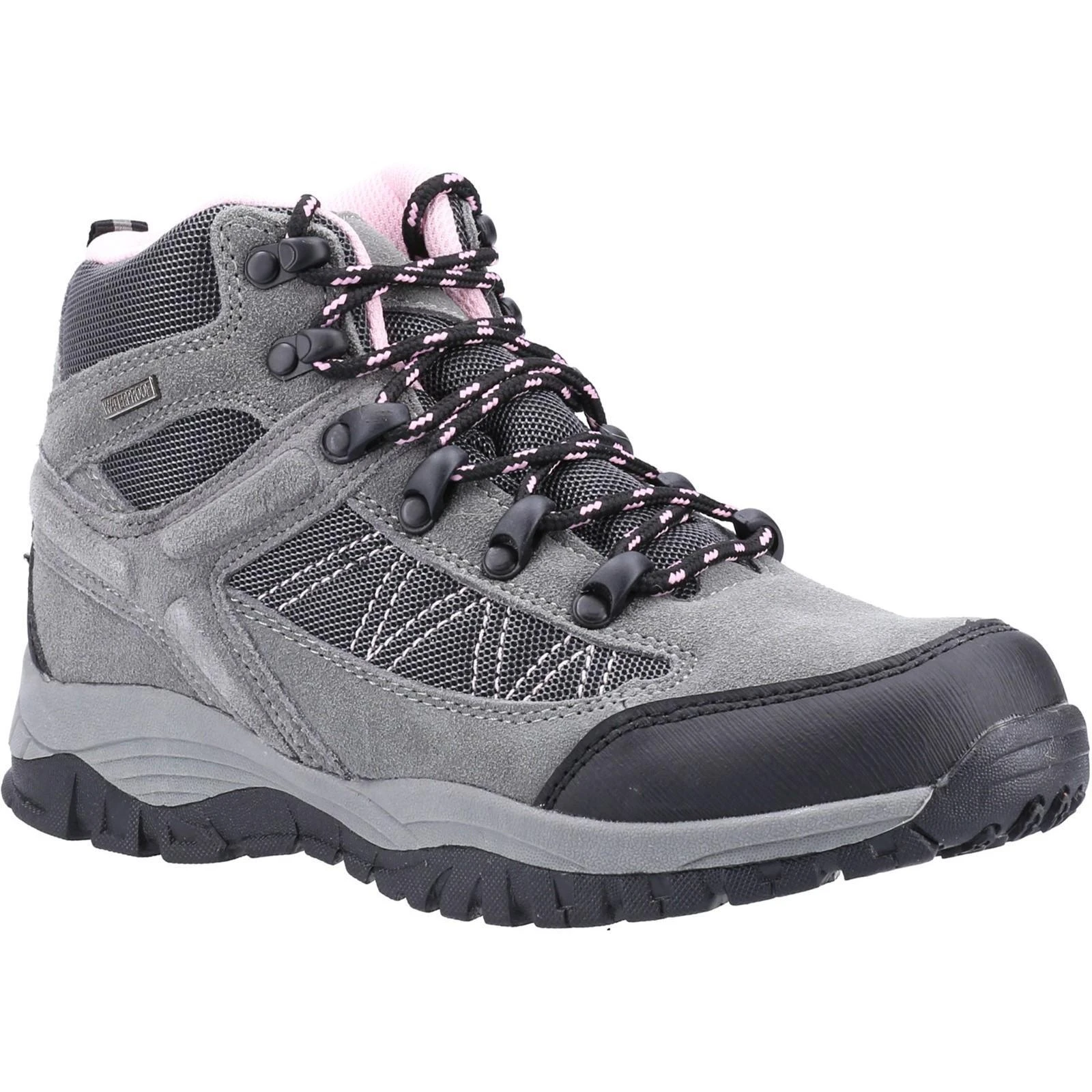 Cotswold Womens/Ladies Maisemore Suede Hiking Boots (Grey) 1 Cotswold Womens/Ladies Maisemore Suede Hiking Boots (Grey)