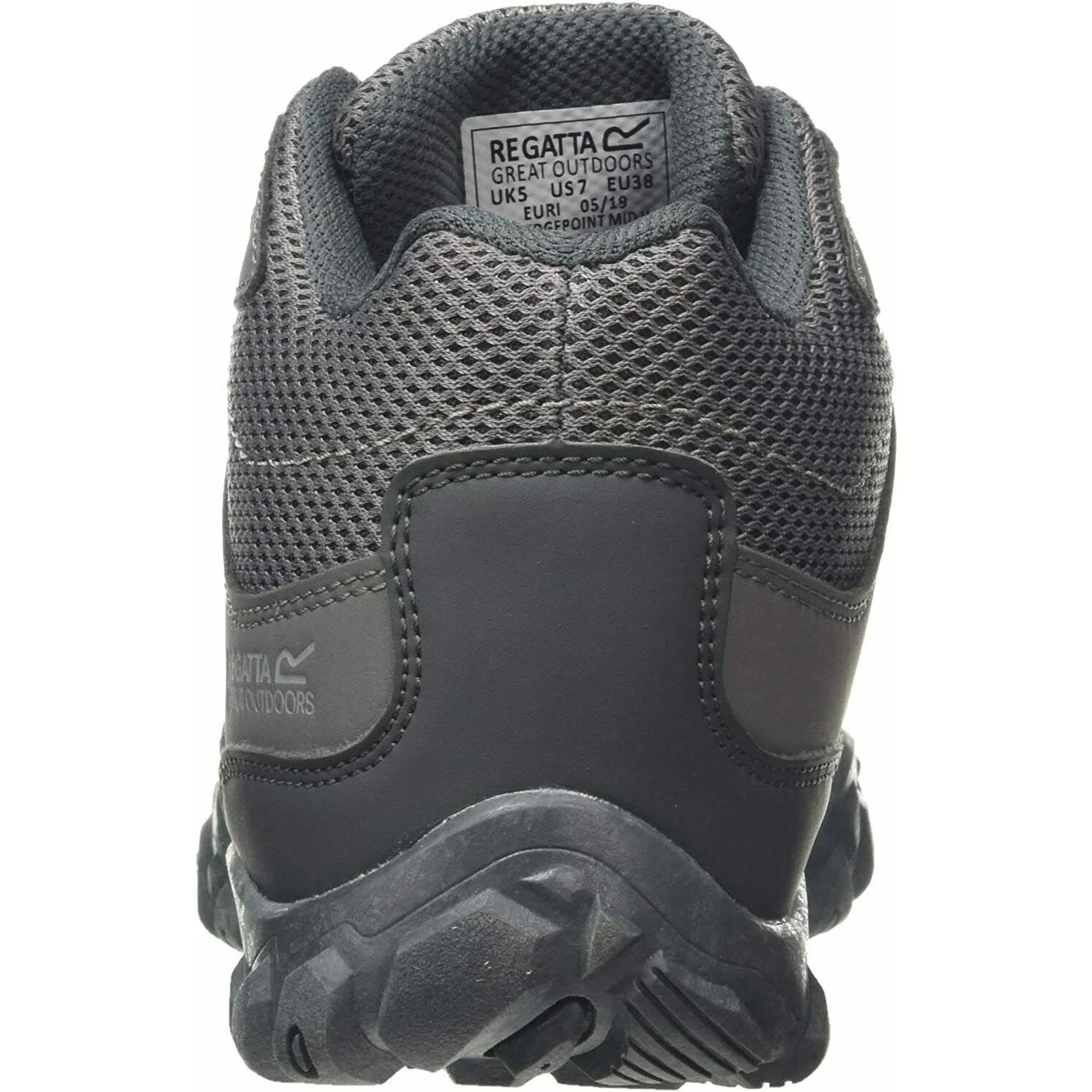 Regatta Womens/Ladies Edgepoint Waterproof Walking Boots (Black/Prune) 5 Regatta Womens/Ladies Edgepoint Waterproof Walking Boots (Black/Prune) - Image 5