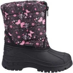 Cotswold Childrens/Kids Iceberg Butterfly Snow Boots (Pink/Black) 7 Cotswold Childrens/Kids Iceberg Butterfly Snow Boots (Pink/Black) -hiking boots shop kcc77e6ce4969a8d8d56a797a43b7d6e9
