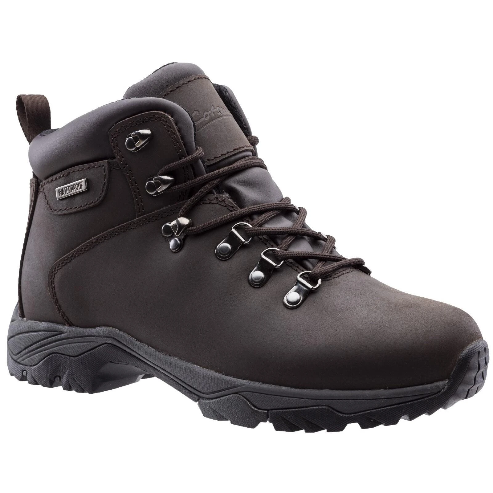 Mirak Nebrasaka Mens Leather Hiker Boot / Mens Hiking Boots (Crazy Horse) 3 Mirak Nebrasaka Mens Leather Hiker Boot / Mens Hiking Boots (Crazy Horse) - Image 3