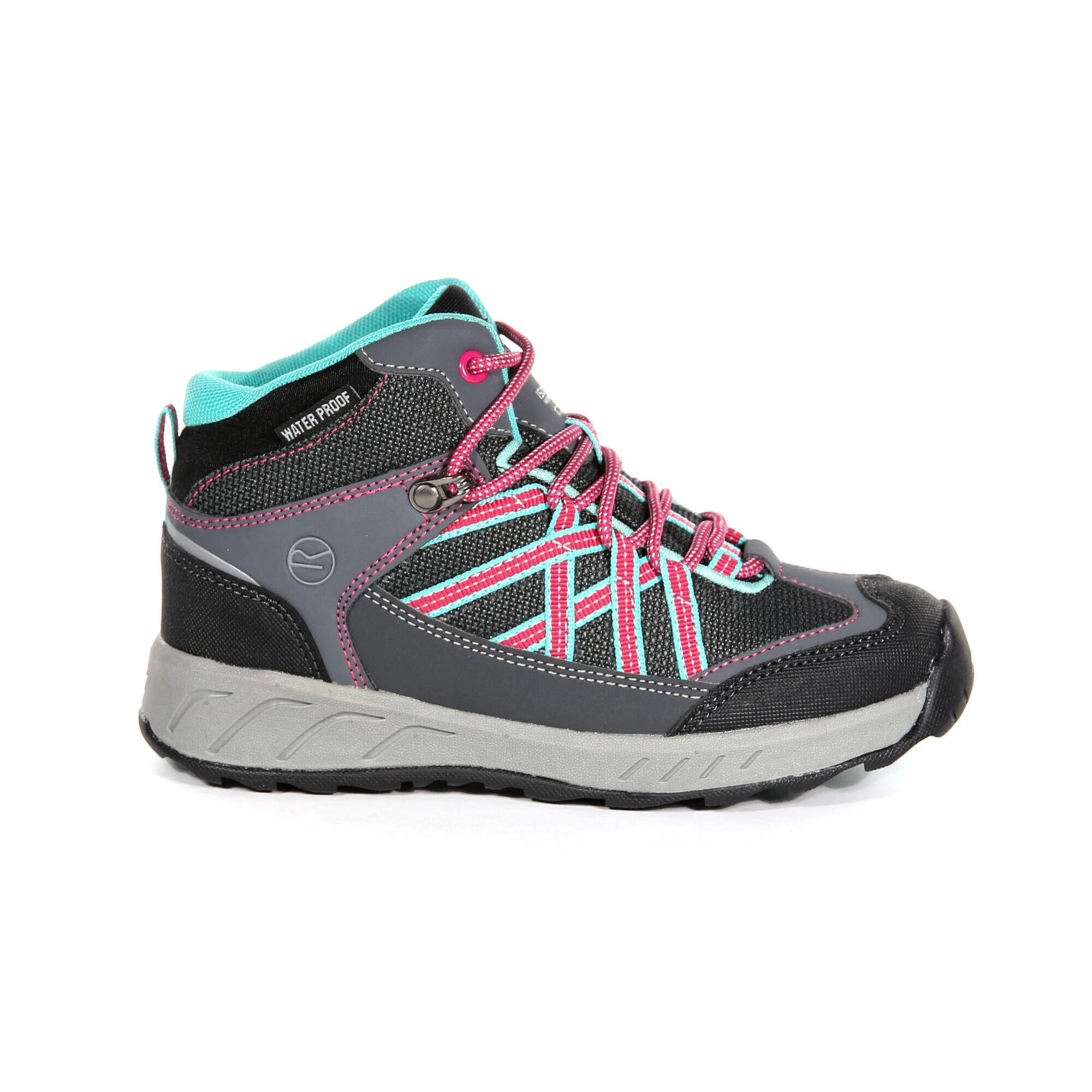 Regatta Regata Great Outdoors Childrens/Kids Samaris Hiking Boot (Granite/Duchess) 2 Regatta Regata Great Outdoors Childrens/Kids Samaris Hiking Boot (Granite/Duchess) - Image 2