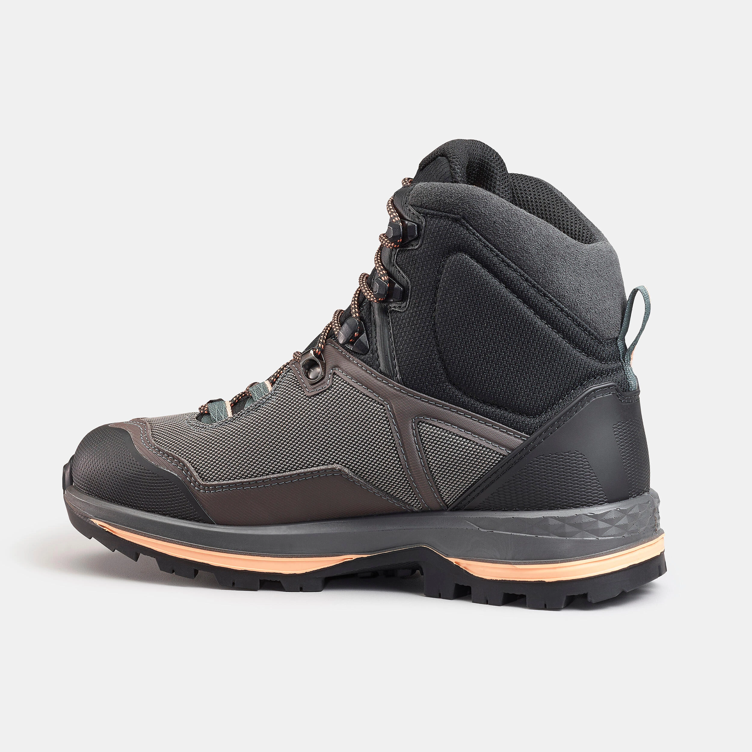 Forclaz WOMEN'S WATERPROOF HIGH TREKKING BOOTS - MT100 2 Forclaz WOMEN'S WATERPROOF HIGH TREKKING BOOTS - MT100 - Image 2