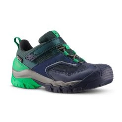 Quechua Kids’ Waterproof Hiking Shoes With Rip-tab CROSSROCK 10