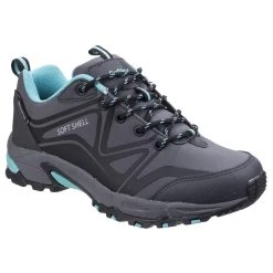 Cotswold Womens/Ladies Abbeydale Low Hiking Boots (Grey/Black/Aqua)