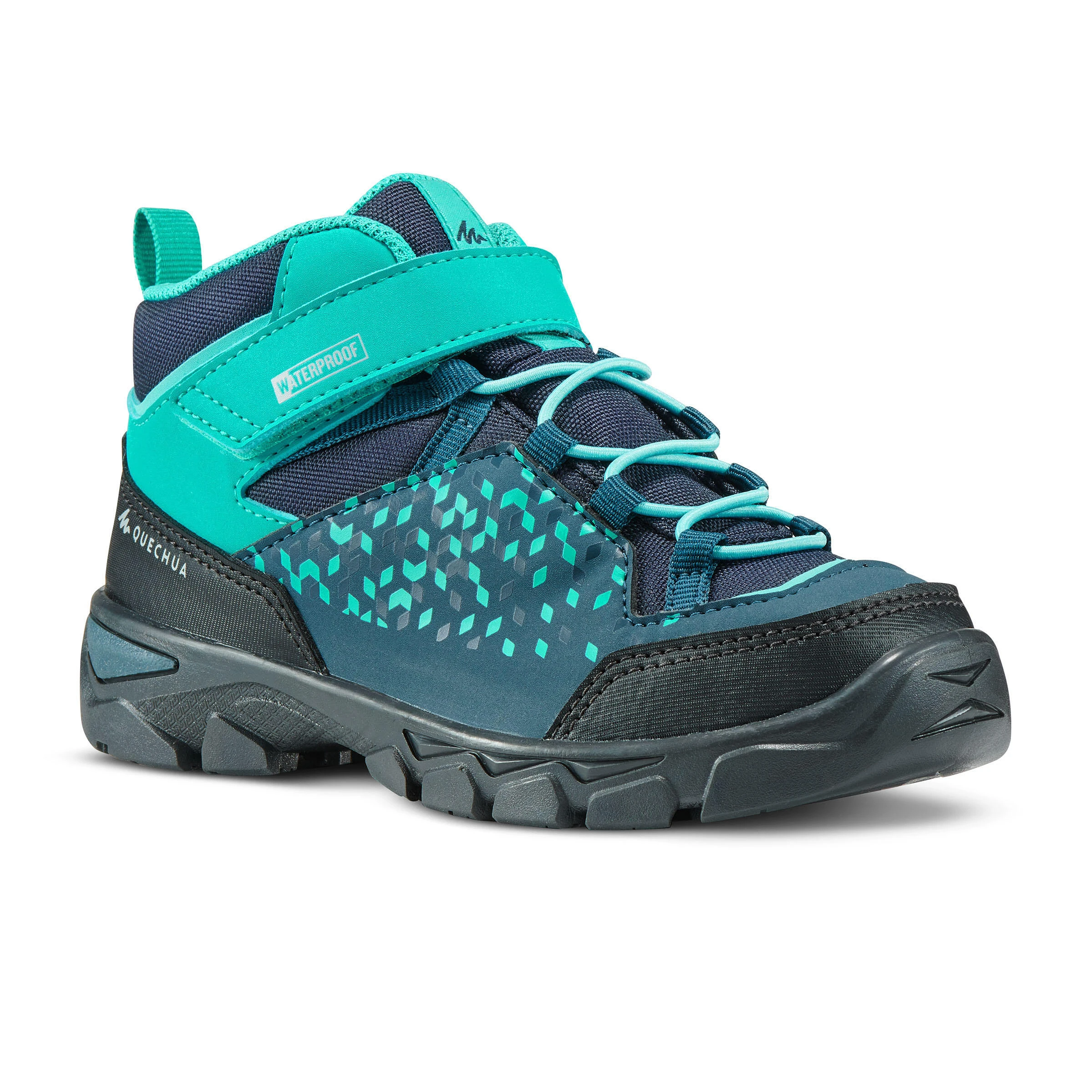 Quechua Kids’ Waterproof Hiking Shoes - MH120 MID 28 TO 34 1 Quechua Kids’ Waterproof Hiking Shoes - MH120 MID 28 TO 34