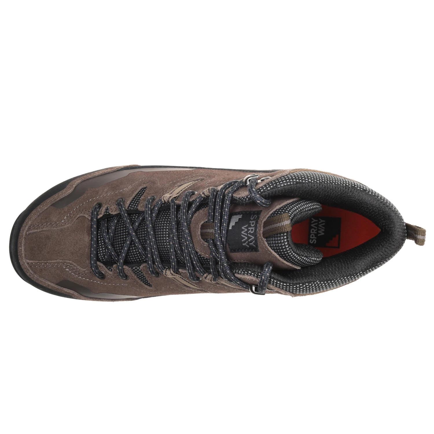 Sprayway Oxna Mid HydroDRY Mens Hiking Shoe Brown/Orange 3 Sprayway Oxna Mid HydroDRY Mens Hiking Shoe Brown/Orange - Image 3