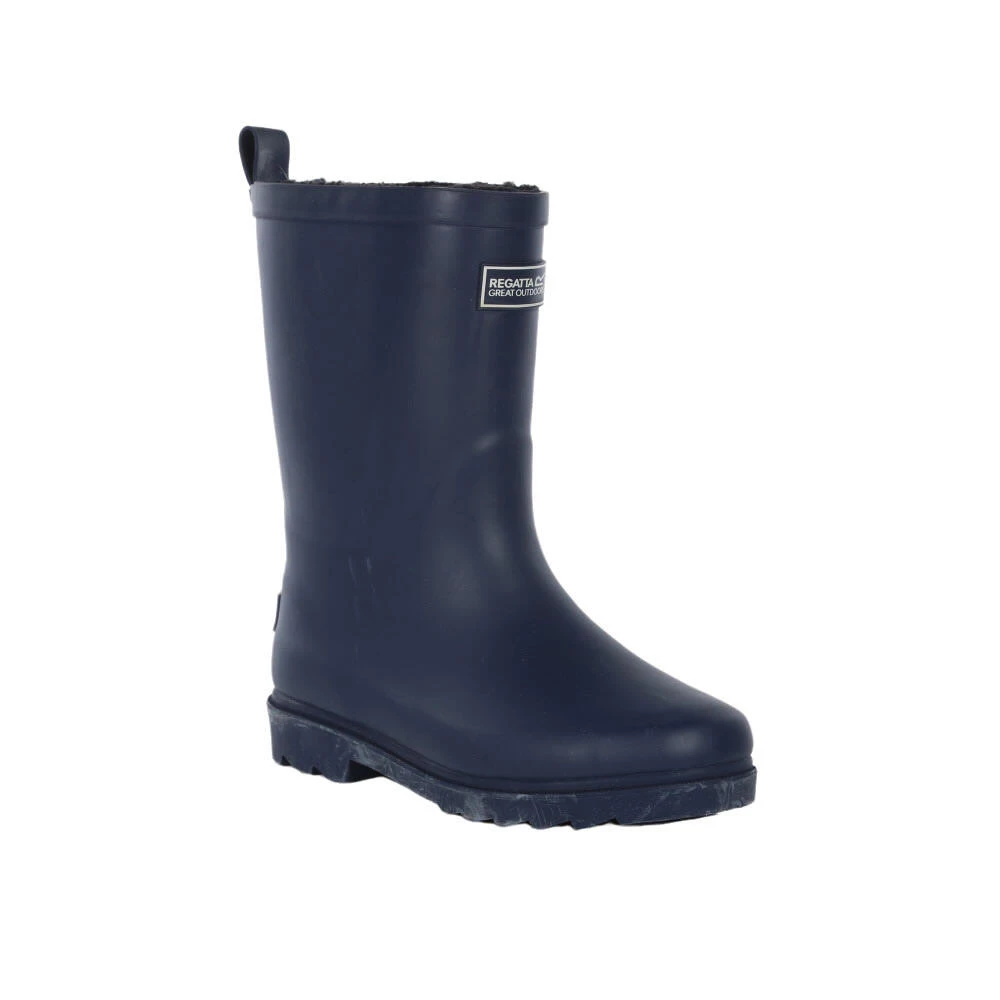 Regatta Childrens/Kids Fairweather Wellington Boots (Navy) 1 Regatta Childrens/Kids Fairweather Wellington Boots (Navy)