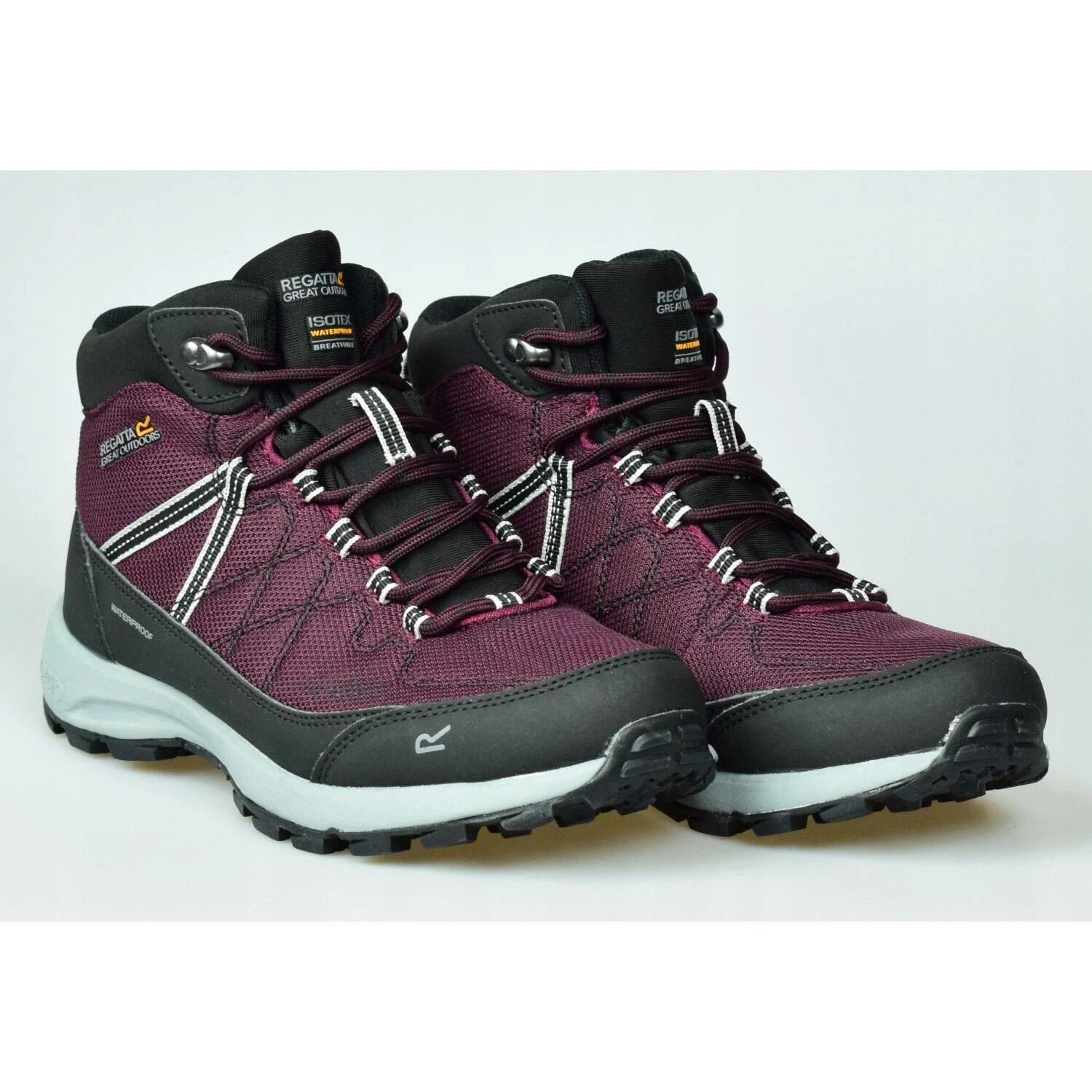 Regatta Womens/Ladies Samaris Lite Walking Boots (Cherry Pink/Briar Grey) 9 Regatta Womens/Ladies Samaris Lite Walking Boots (Cherry Pink/Briar Grey) - Image 9