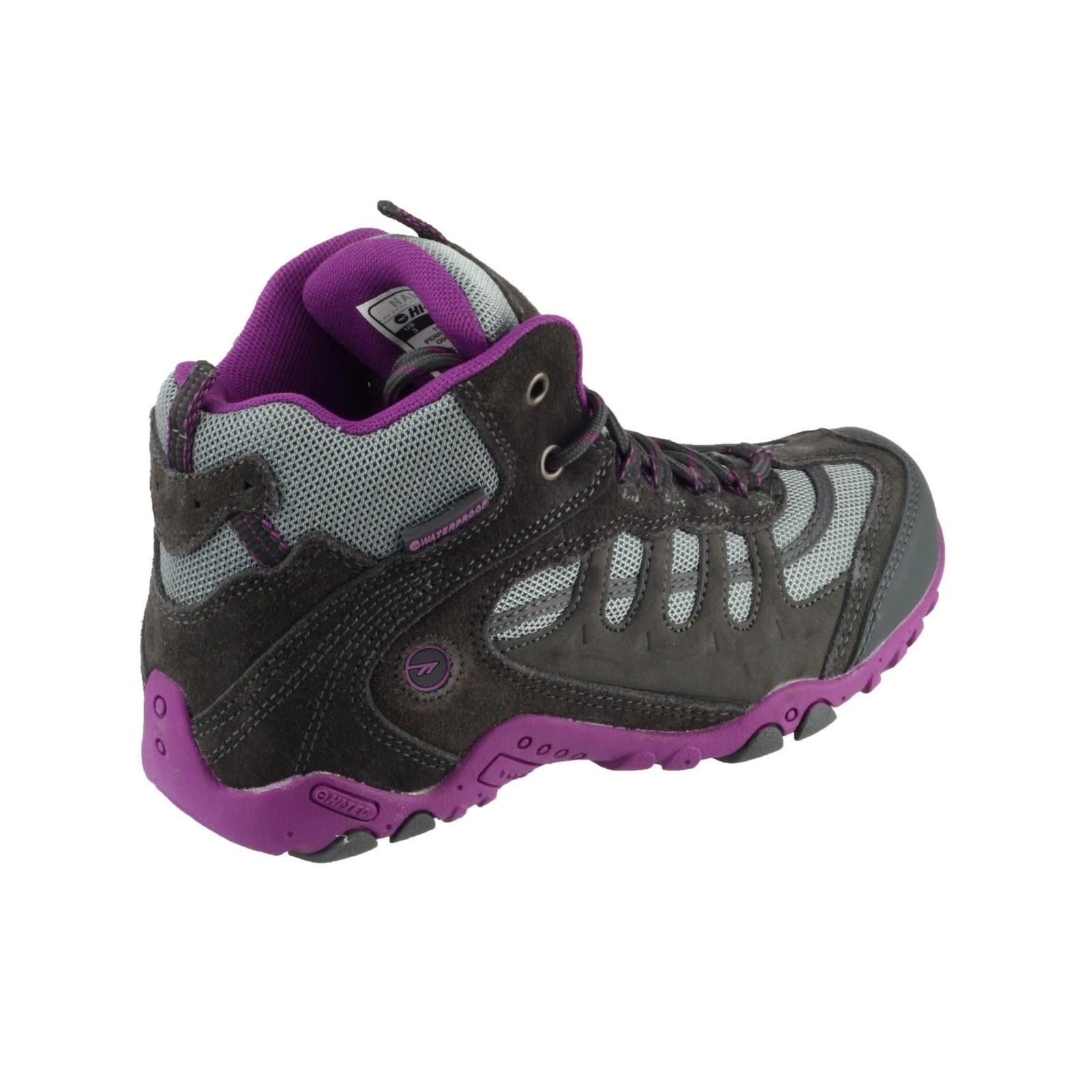 Hi-Tec PENRITH JUNIOR / Boys Hiking Boots (Purple) 2 Hi-Tec PENRITH JUNIOR / Boys Hiking Boots (Purple) - Image 2