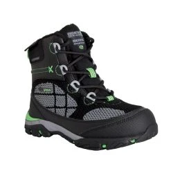 Regatta Childrens/Kids Hawthorn Evo Walking Boots (Black/Summer Green)