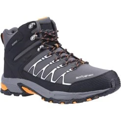 Cotswold Mens Abbeydale Mid Hiking Boots (Black/Grey) -hiking boots shop ke4aefd2fd996c688d801fca5631e4954