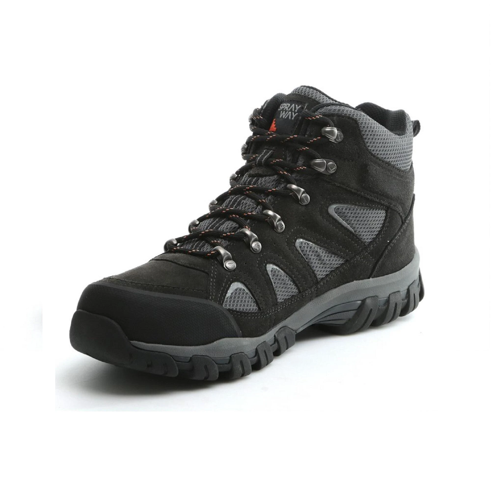 Men's Waterproof Walking Boots - Sprayway Mull Mid - Black 4 Men's Waterproof Walking Boots - Sprayway Mull Mid - Black - Image 4