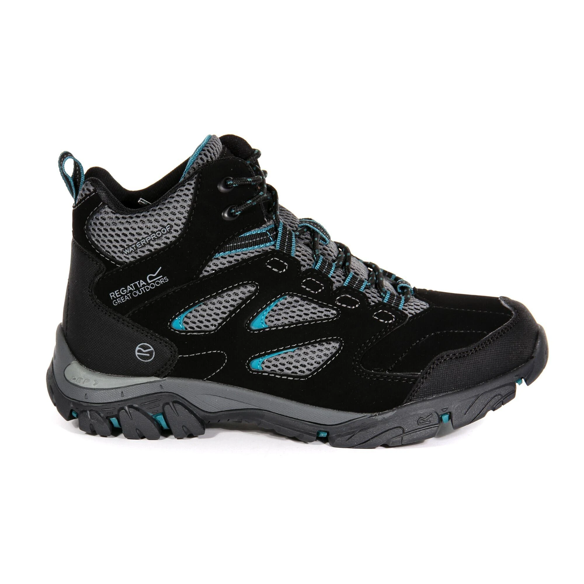 Regatta Womens/Ladies Holcombe IEP Mid Hiking Boots (Ash/Blue Opal) 5 Regatta Womens/Ladies Holcombe IEP Mid Hiking Boots (Ash/Blue Opal) - Image 5