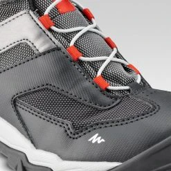 Quechua Refurbished Kids Waterproof Walking Boots - Grey -hiking boots shop kebf95132764305c3c9f539501bb49a01