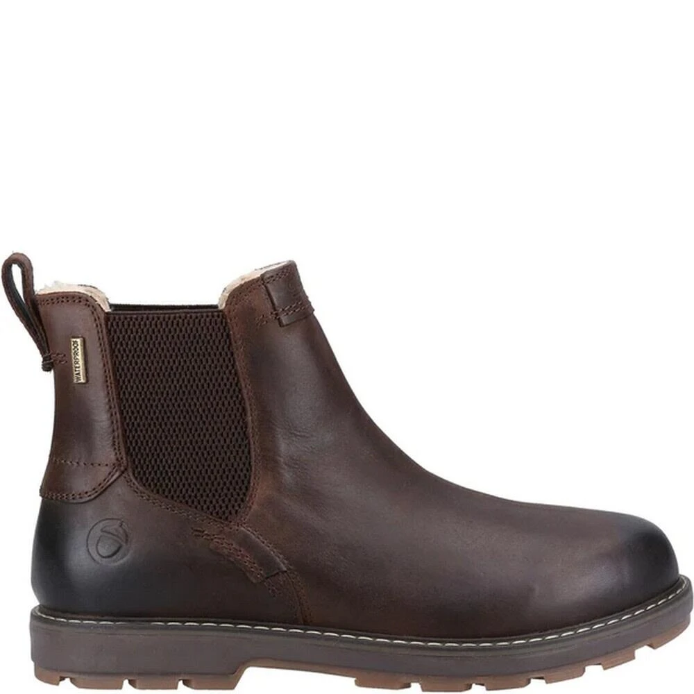 Cotswold Mens Snowshill Leather Chelsea Boots (Brown) 3 Cotswold Mens Snowshill Leather Chelsea Boots (Brown) - Image 3